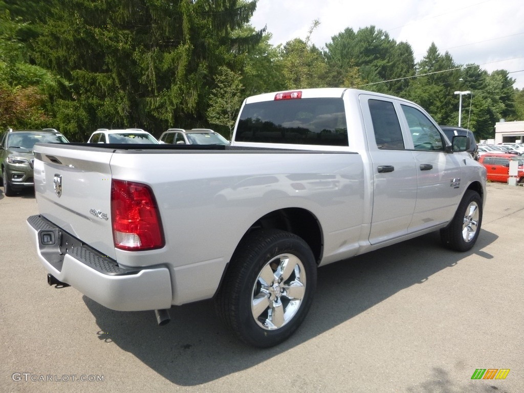 2019 1500 Classic Express Quad Cab 4x4 - Bright Silver Metallic / Black/Diesel Gray photo #5