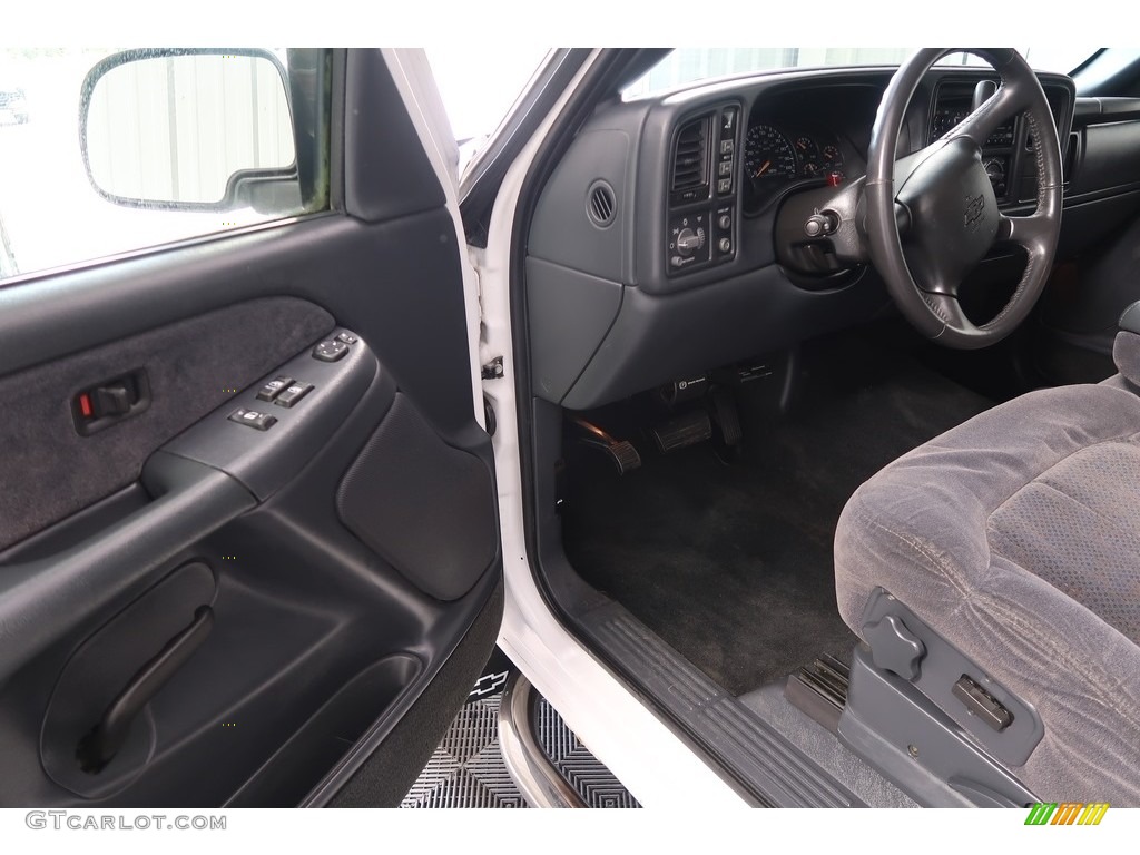 2002 Silverado 2500 LS Extended Cab 4x4 - Summit White / Graphite photo #24