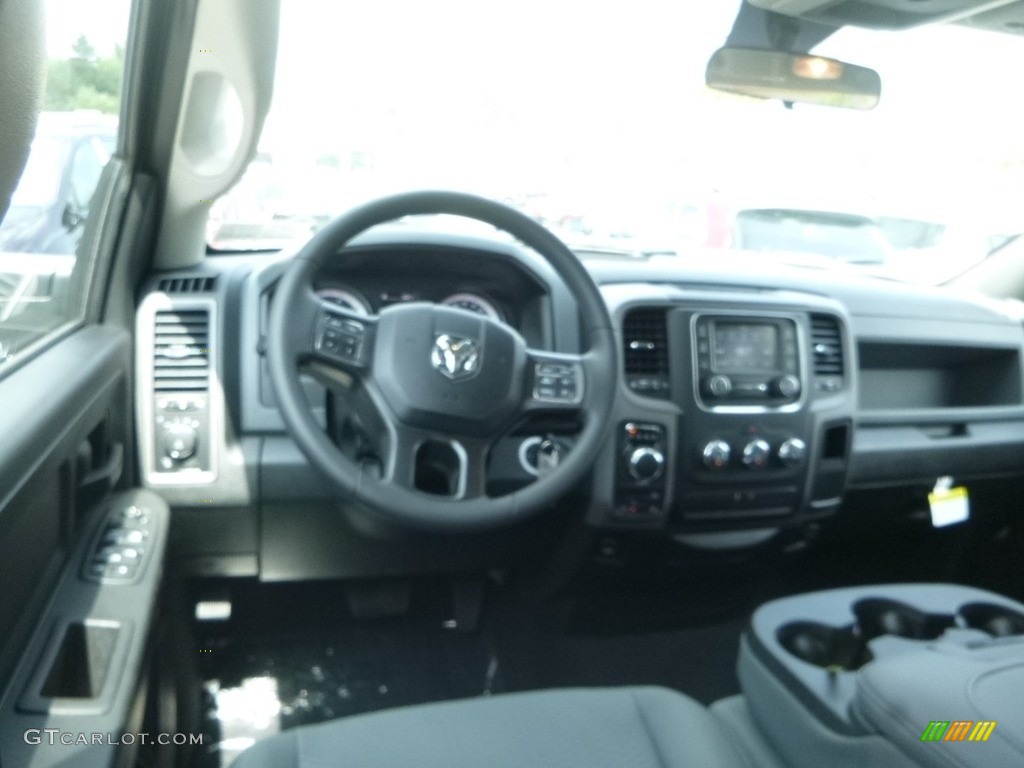 2019 1500 Classic Express Quad Cab 4x4 - Bright Silver Metallic / Black/Diesel Gray photo #14