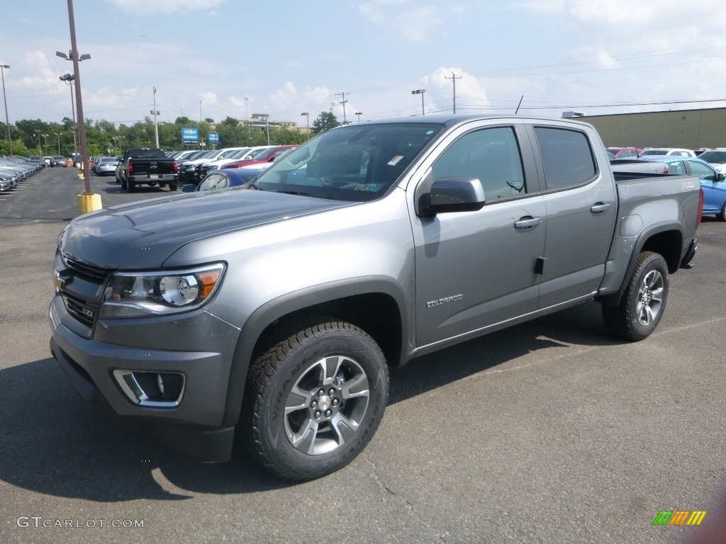Satin Steel Metallic 2019 Chevrolet Colorado Z71 Crew Cab 4x4 Exterior Photo #129058036
