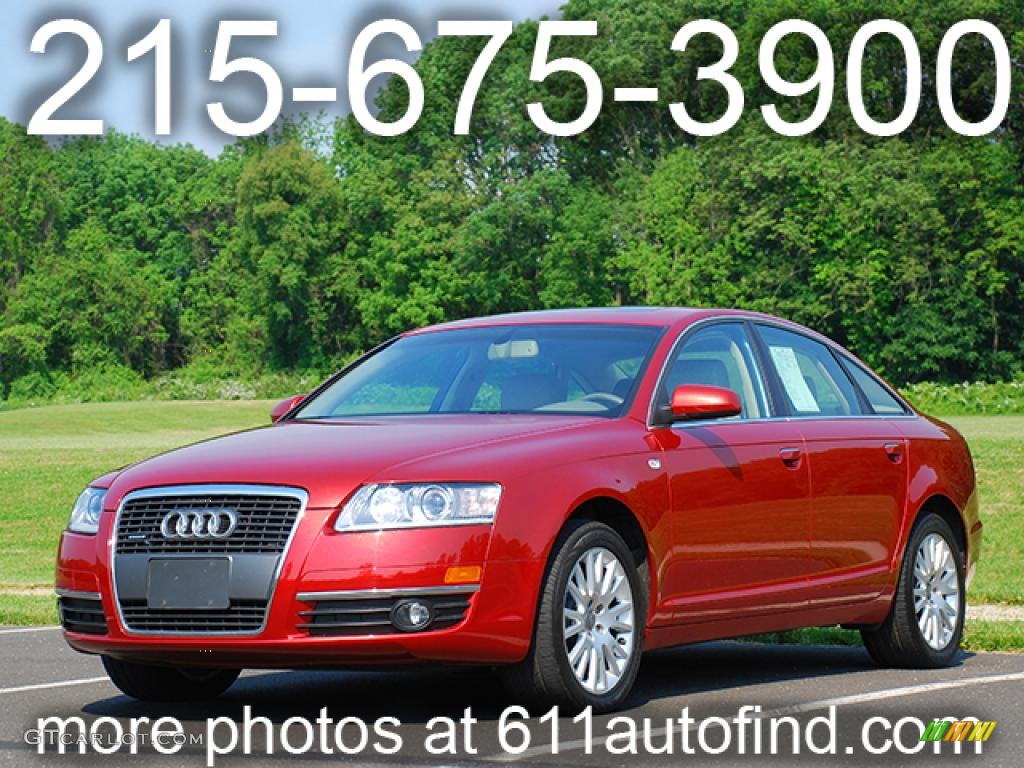 Canyon Red Pearl Audi A6