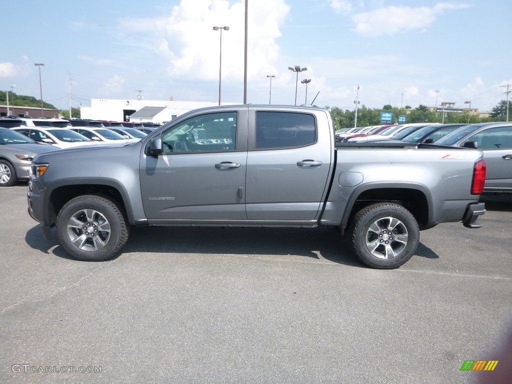 Satin Steel Metallic 2019 Chevrolet Colorado Z71 Crew Cab 4x4 Exterior Photo #129058054