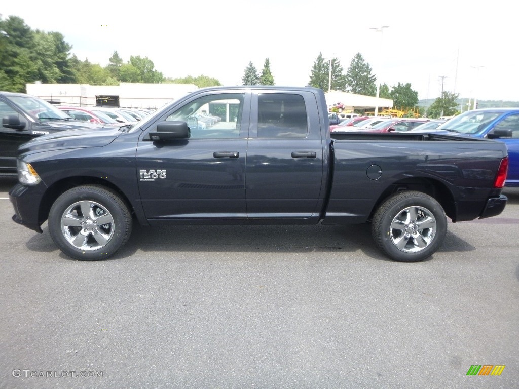2019 1500 Classic Express Quad Cab 4x4 - Maximum Steel Metallic / Black/Diesel Gray photo #2