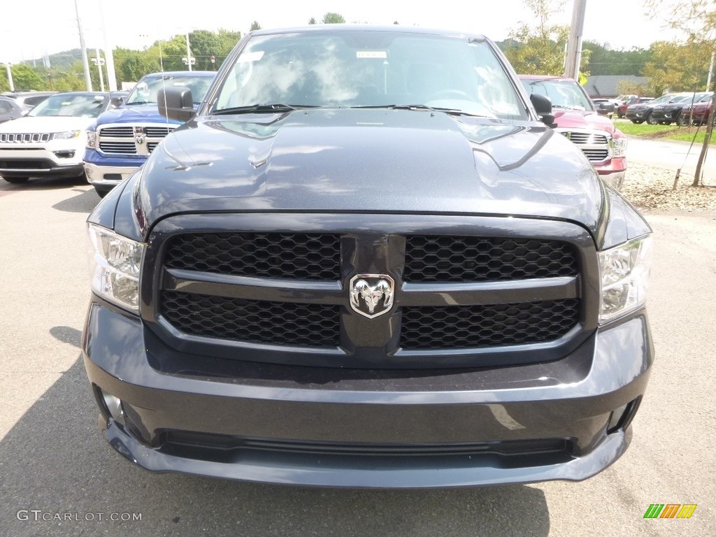 2019 1500 Classic Express Quad Cab 4x4 - Maximum Steel Metallic / Black/Diesel Gray photo #8