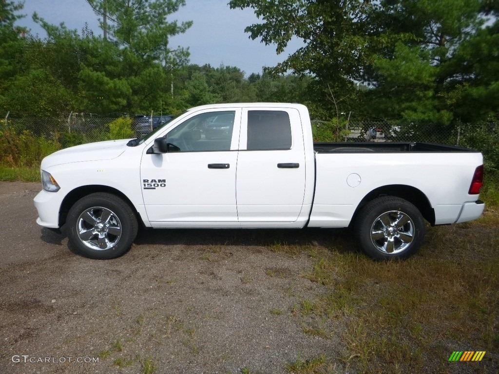 2019 1500 Classic Express Quad Cab 4x4 - Bright White / Black/Diesel Gray photo #2
