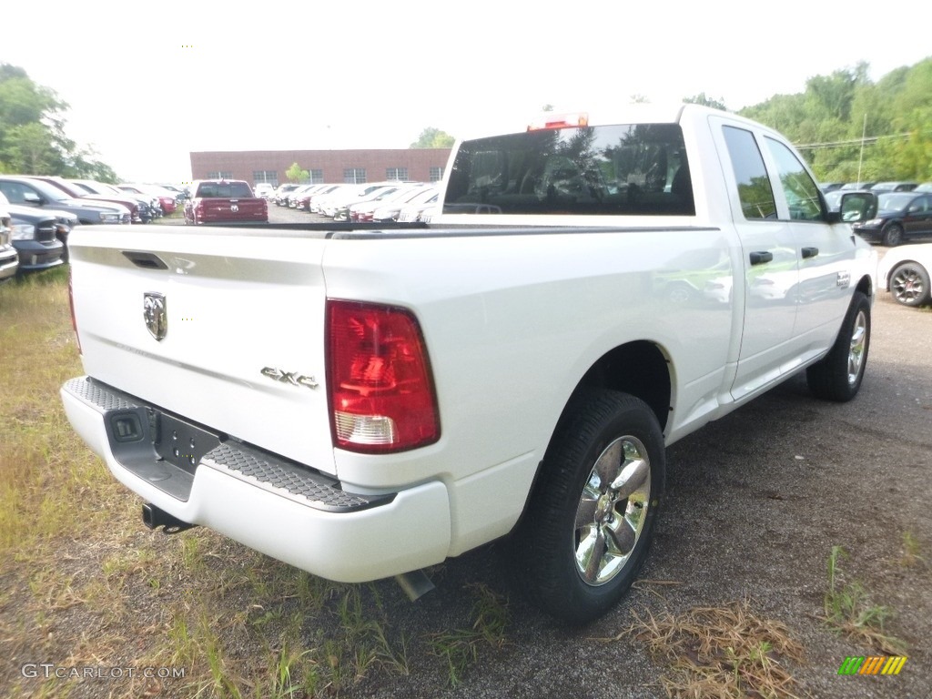 2019 1500 Classic Express Quad Cab 4x4 - Bright White / Black/Diesel Gray photo #5