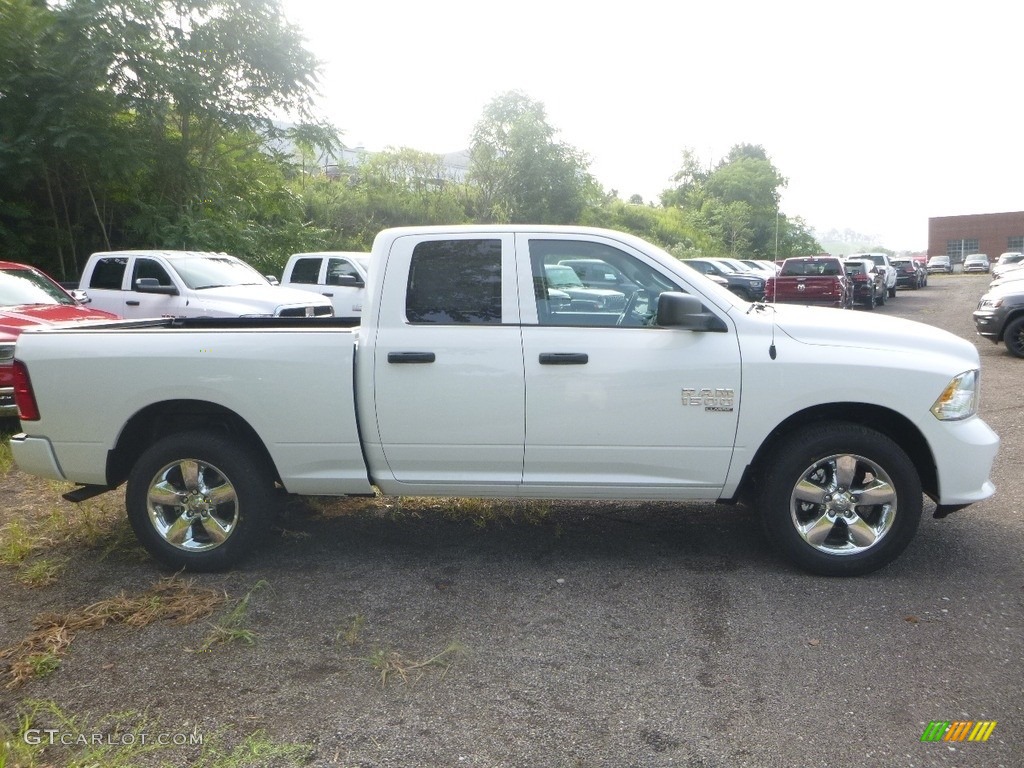 2019 1500 Classic Express Quad Cab 4x4 - Bright White / Black/Diesel Gray photo #6