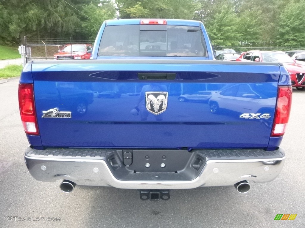 2019 1500 Classic Big Horn Crew Cab 4x4 - Blue Streak Pearl / Black/Diesel Gray photo #4