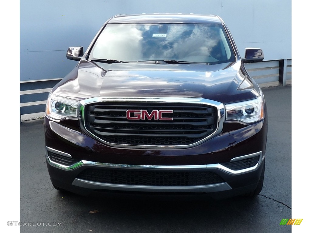 2018 Acadia SLE - Black Cherry Metallic / Jet Black photo #4