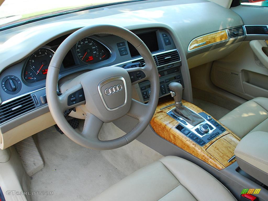 2006 A6 3.2 quattro Sedan - Canyon Red Pearl / Beige photo #4