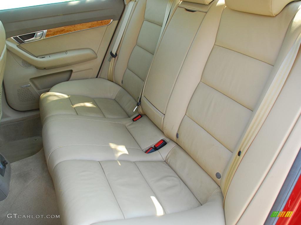 2006 A6 3.2 quattro Sedan - Canyon Red Pearl / Beige photo #6
