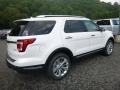 2018 White Platinum Ford Explorer Limited 4WD  photo #2