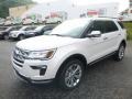 2018 White Platinum Ford Explorer Limited 4WD  photo #5