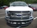 White Platinum - F350 Super Duty Lariat Crew Cab 4x4 Photo No. 4
