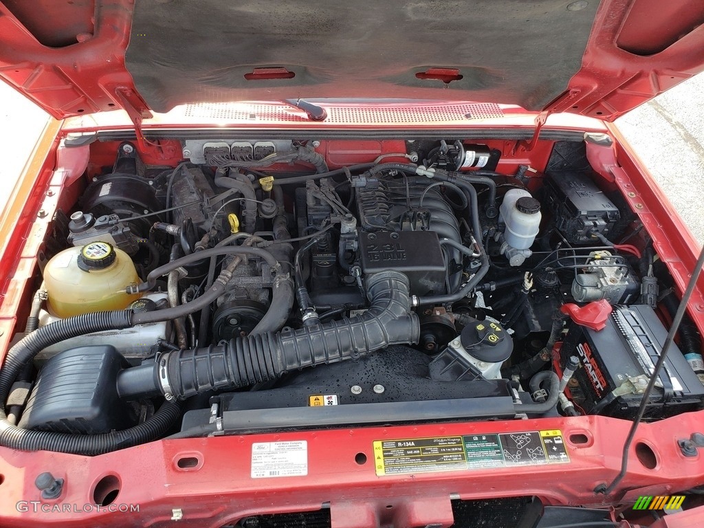 2008 Ranger XLT Regular Cab - Torch Red / Medium Dark Flint photo #29