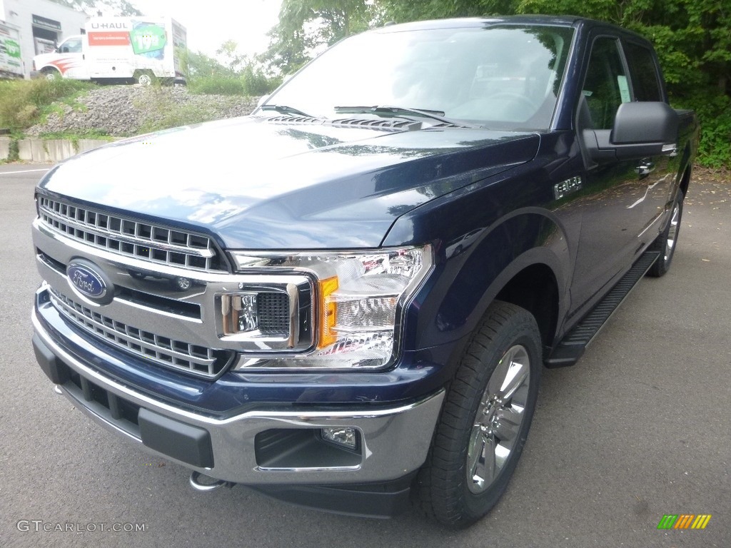 2018 F150 XLT SuperCrew 4x4 - Blue Jeans / Earth Gray photo #5