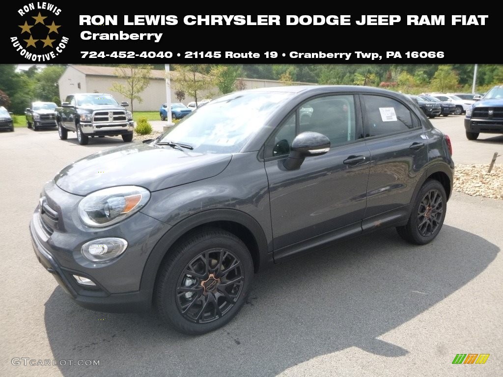 2018 500X Trekking AWD - Grigio Graphite (Graphite Grey) / Black photo #1