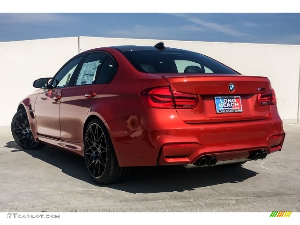 2018 M3 Sedan - Sakhir Orange II Metallic / Black photo #2