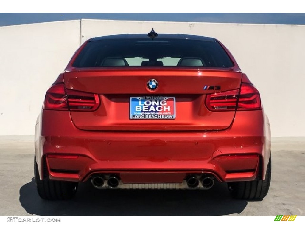 2018 M3 Sedan - Sakhir Orange II Metallic / Black photo #3