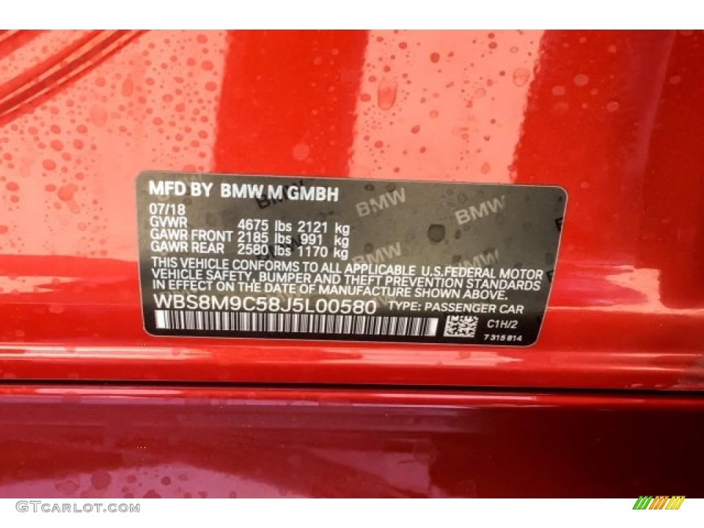 2018 M3 Sedan - Sakhir Orange II Metallic / Black photo #11