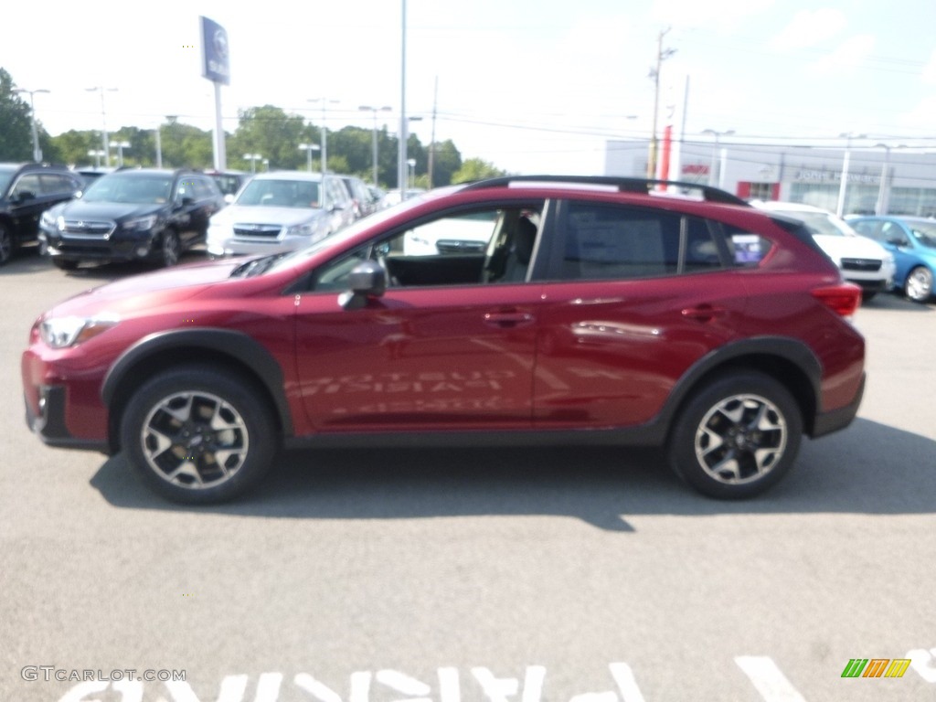 2019 Crosstrek 2.0i - Venetian Red Pearl / Black photo #7