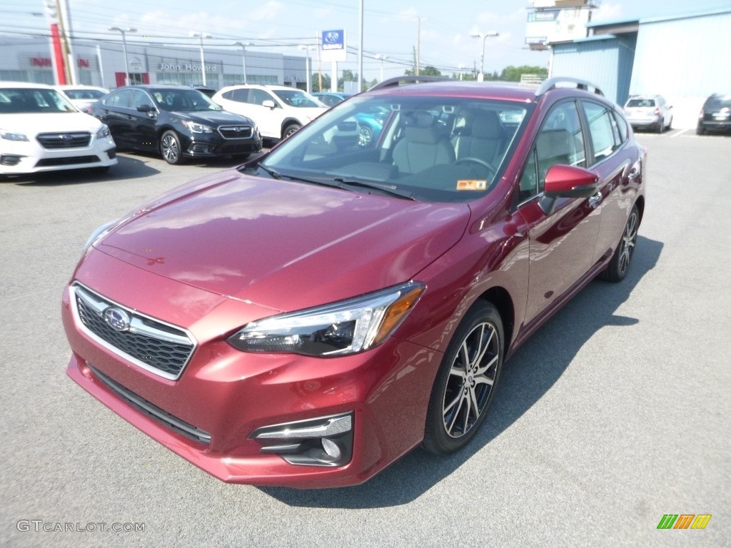 2019 Impreza 2.0i Limited 5-Door - Crimson Red Pearl / Ivory photo #8