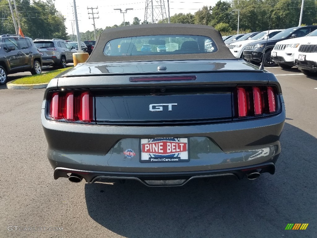 2017 Mustang GT Premium Convertible - Magnetic / Ebony photo #7