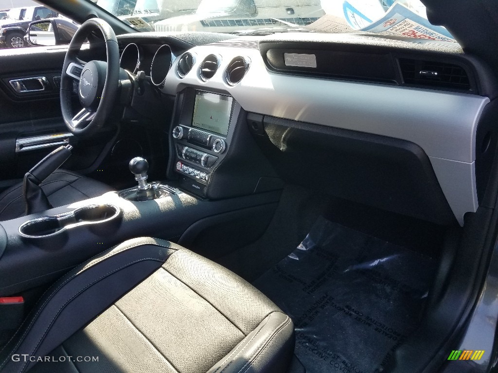 2017 Mustang GT Premium Convertible - Magnetic / Ebony photo #12