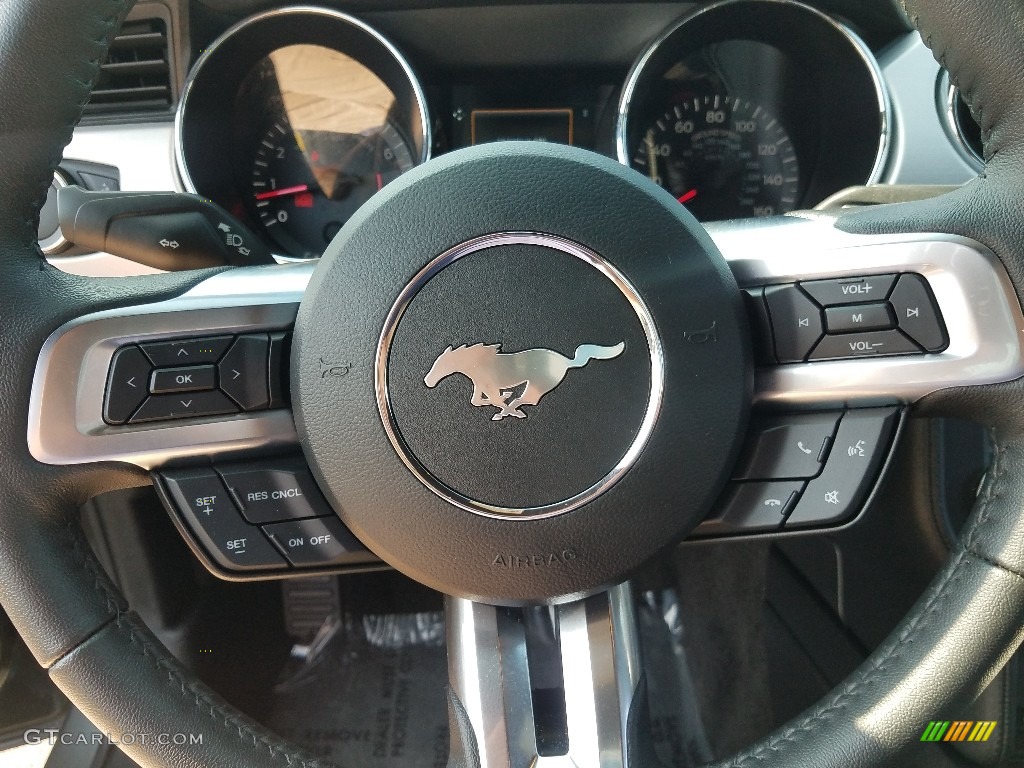 2017 Mustang GT Premium Convertible - Magnetic / Ebony photo #25