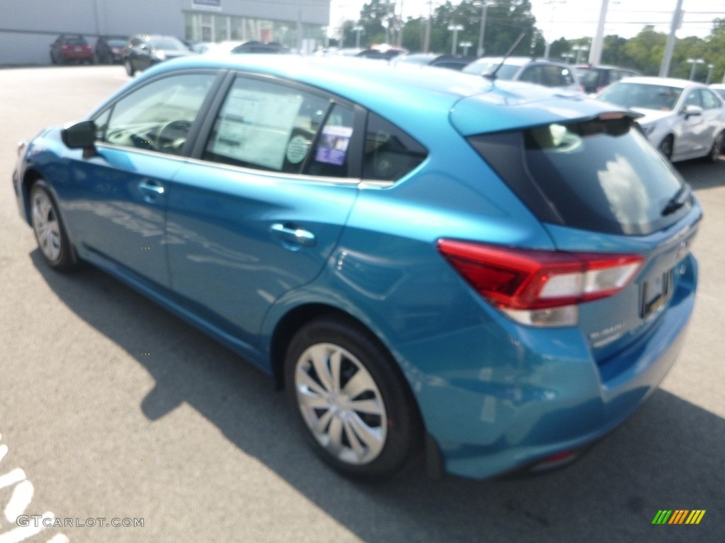 2019 Impreza 2.0i 5-Door - Island Blue Pearl / Black photo #6