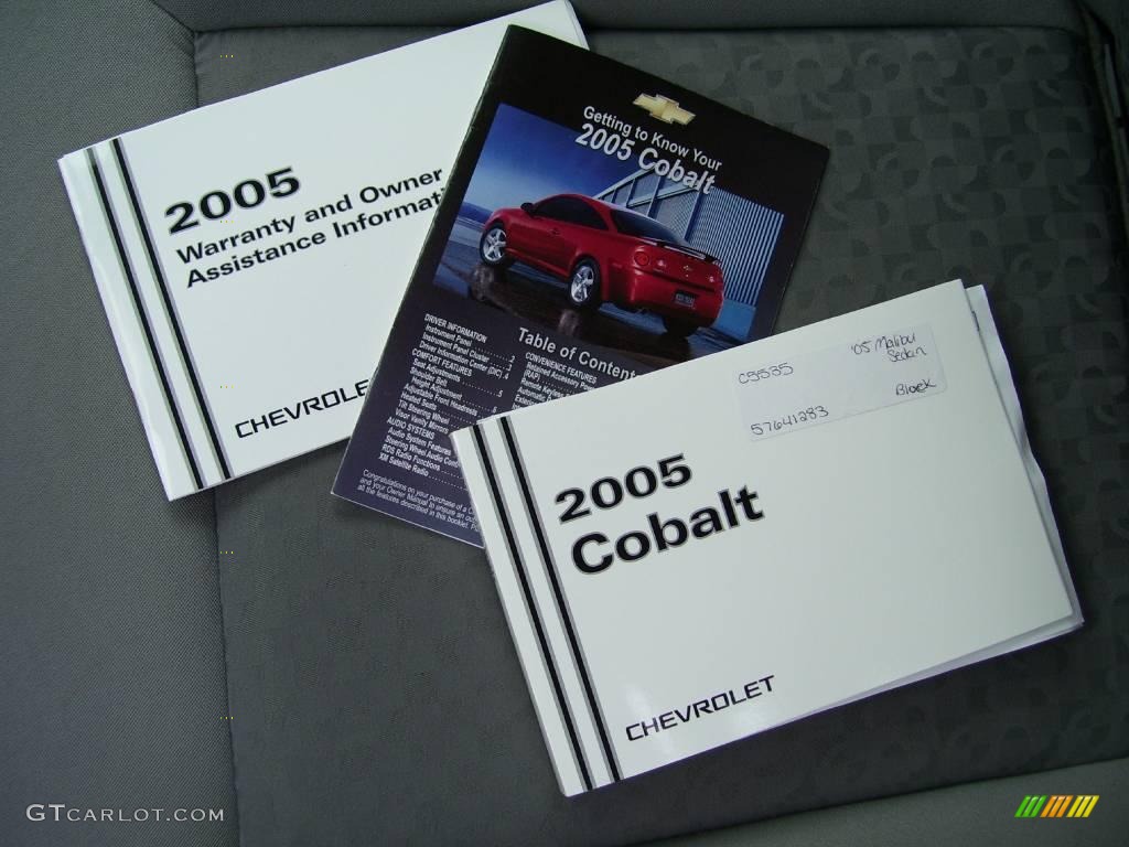 2005 Cobalt Sedan - Blue Granite Metallic / Gray photo #48