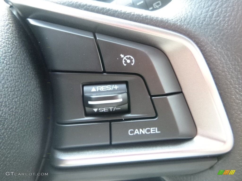 2019 Subaru Impreza 2.0i 5-Door Black Steering Wheel Photo #129076740