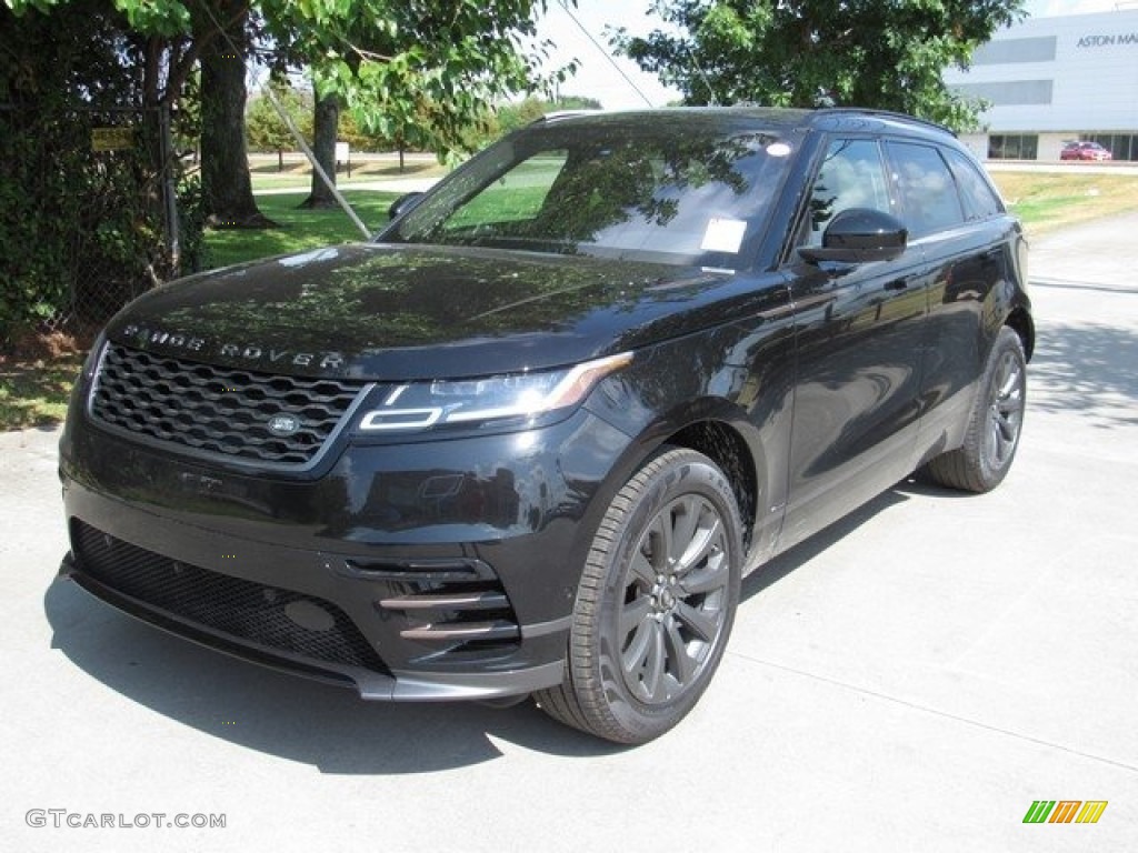 Santorini Black Metallic 2019 Land Rover Range Rover Velar R-Dynamic SE Exterior Photo #129077028