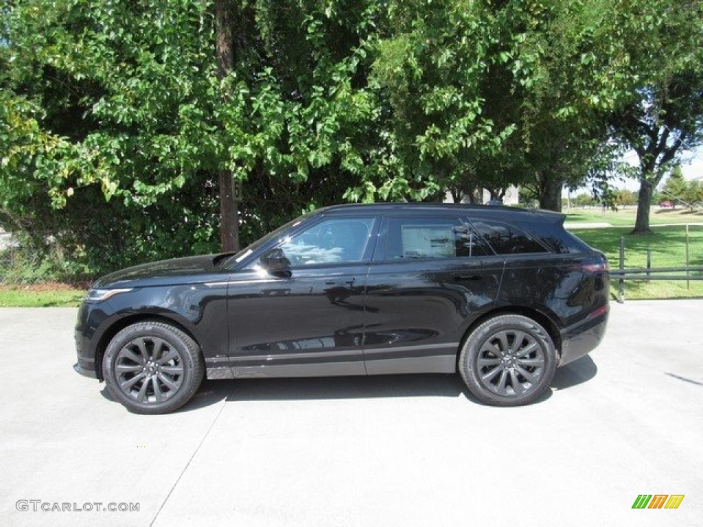 Santorini Black Metallic 2019 Land Rover Range Rover Velar R-Dynamic SE Exterior Photo #129077043