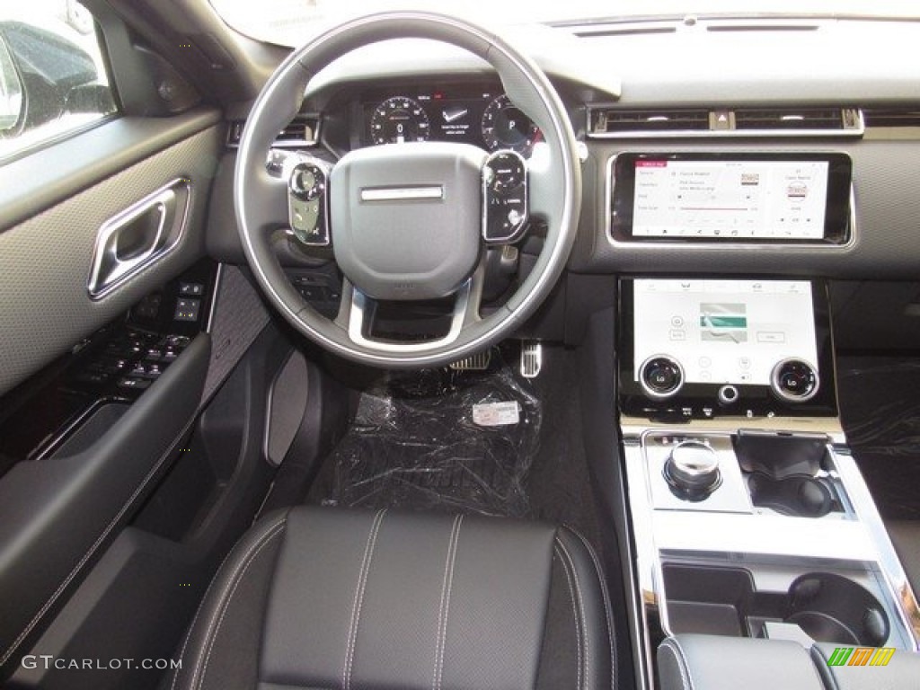 2019 Range Rover Velar R-Dynamic SE - Santorini Black Metallic / Ebony photo #14