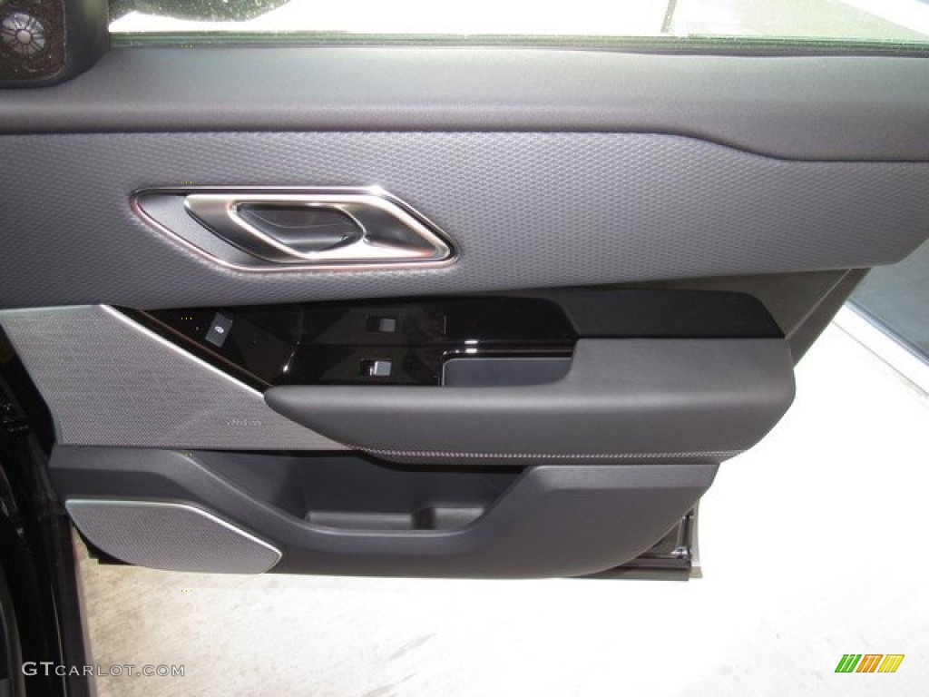 2019 Land Rover Range Rover Velar R-Dynamic SE Ebony Door Panel Photo #129077208
