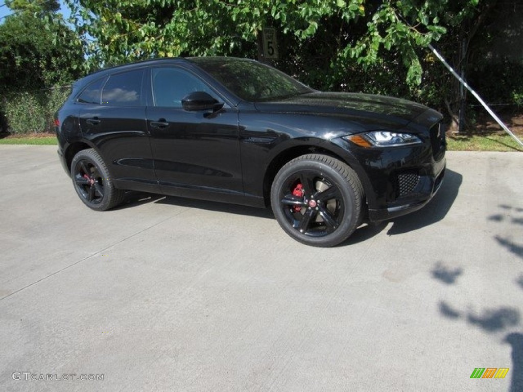 Santorini Black Metallic Jaguar F-PACE