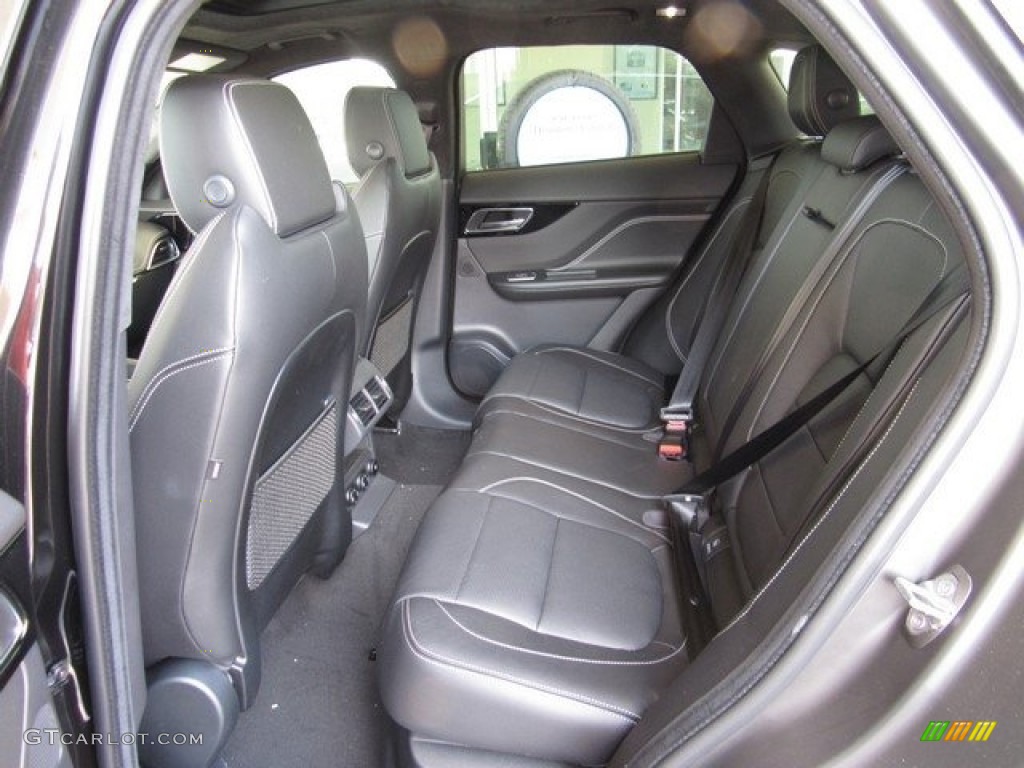 2019 Jaguar F-PACE S AWD Rear Seat Photo #129077823