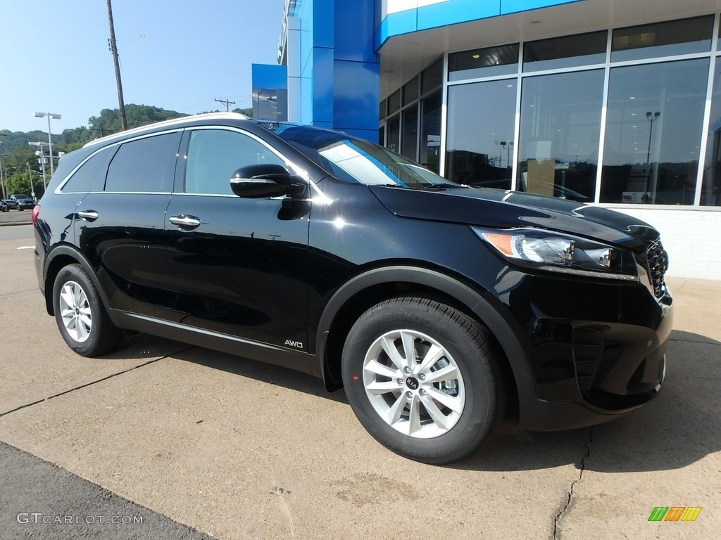 Ebony Black 2019 Kia Sorento LX V6 AWD Exterior Photo #129078447