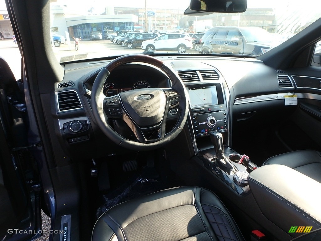 2018 Explorer Platinum 4WD - Blue Metallic / Ebony Black photo #13