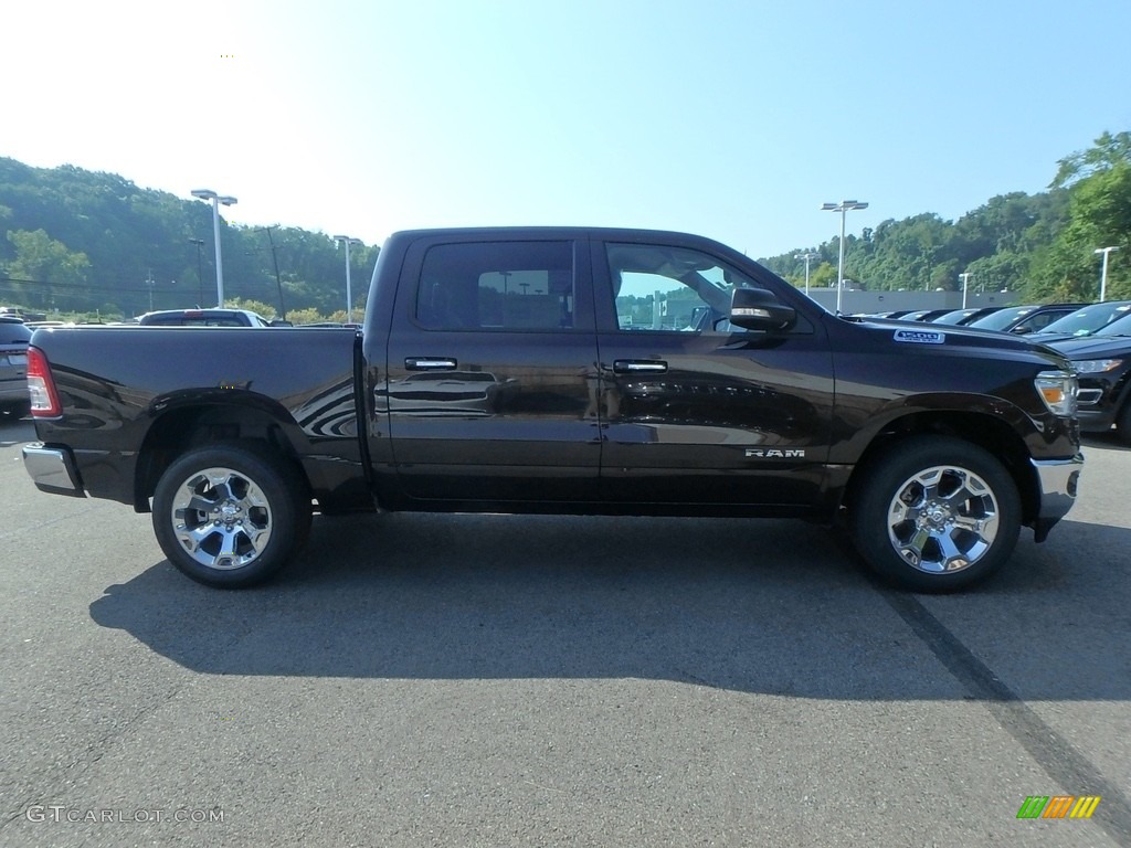 2019 1500 Big Horn Crew Cab 4x4 - Rugged Brown Pearl / Black photo #6