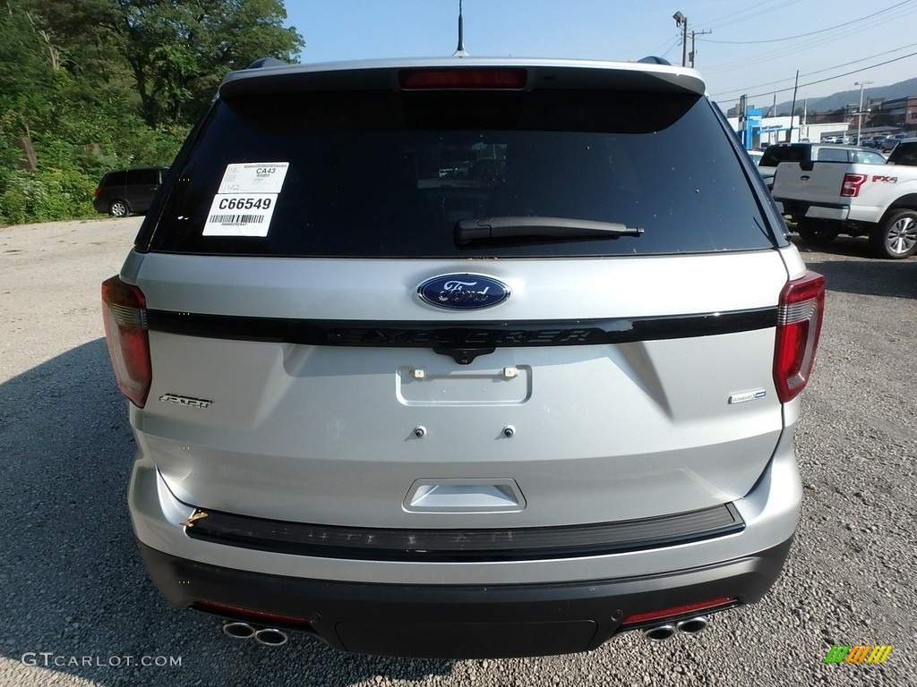 2018 Explorer Sport 4WD - Ingot Silver / Ebony Black photo #3