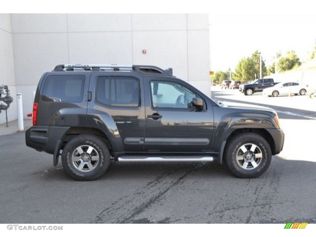 2011 Xterra Pro-4X 4x4 - Night Armor / Pro 4X Gray/Red photo #7