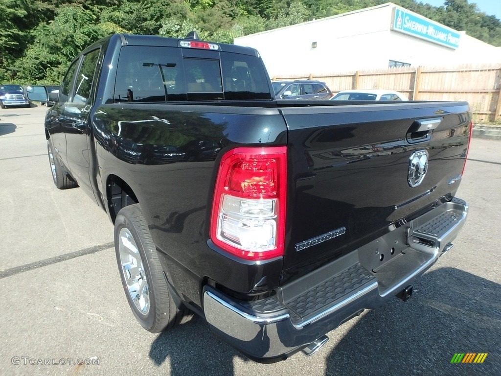 2019 1500 Big Horn Crew Cab 4x4 - Black Forest Green Pearl / Black/Light Mountain Brown photo #3