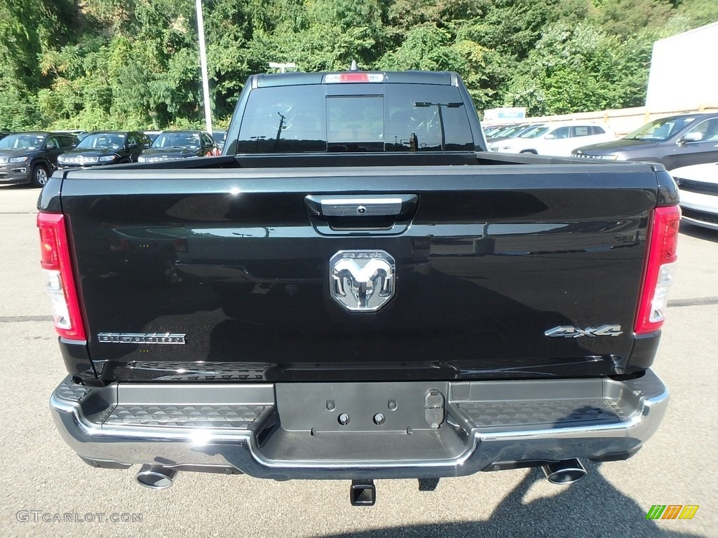 2019 1500 Big Horn Crew Cab 4x4 - Black Forest Green Pearl / Black/Light Mountain Brown photo #4