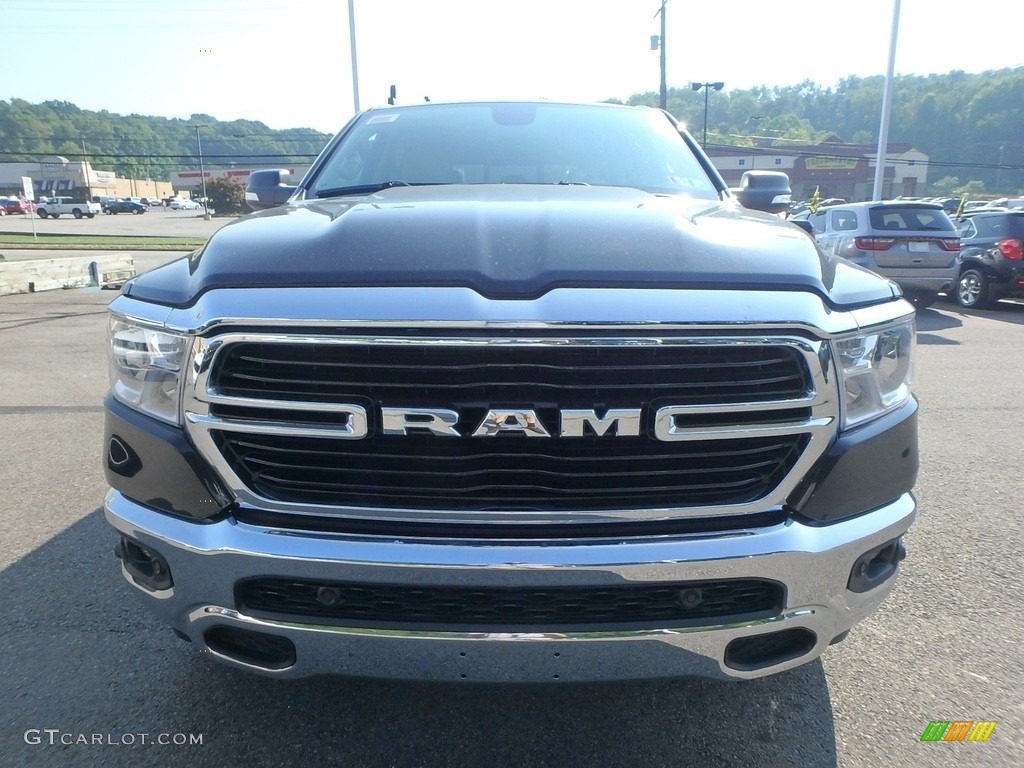 2019 1500 Big Horn Crew Cab 4x4 - Black Forest Green Pearl / Black/Light Mountain Brown photo #8