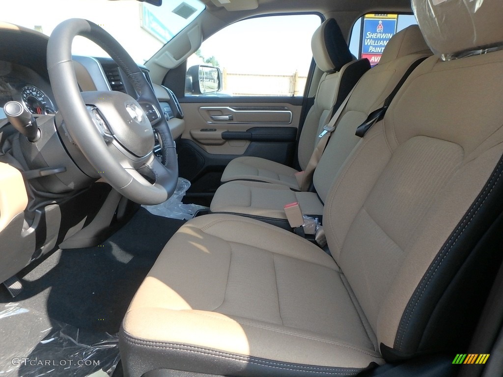 2019 1500 Big Horn Crew Cab 4x4 - Black Forest Green Pearl / Black/Light Mountain Brown photo #10