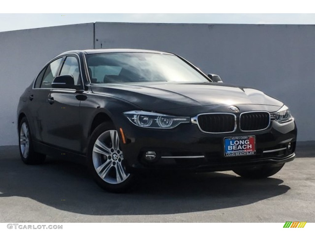 2018 3 Series 330i Sedan - Black Sapphire Metallic / Black photo #12
