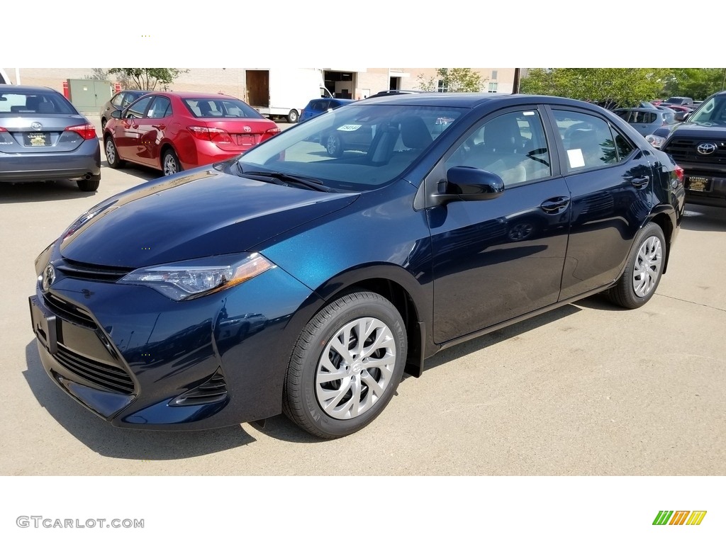 Galactic Aqua Mica 2019 Toyota Corolla LE Exterior Photo #129086922