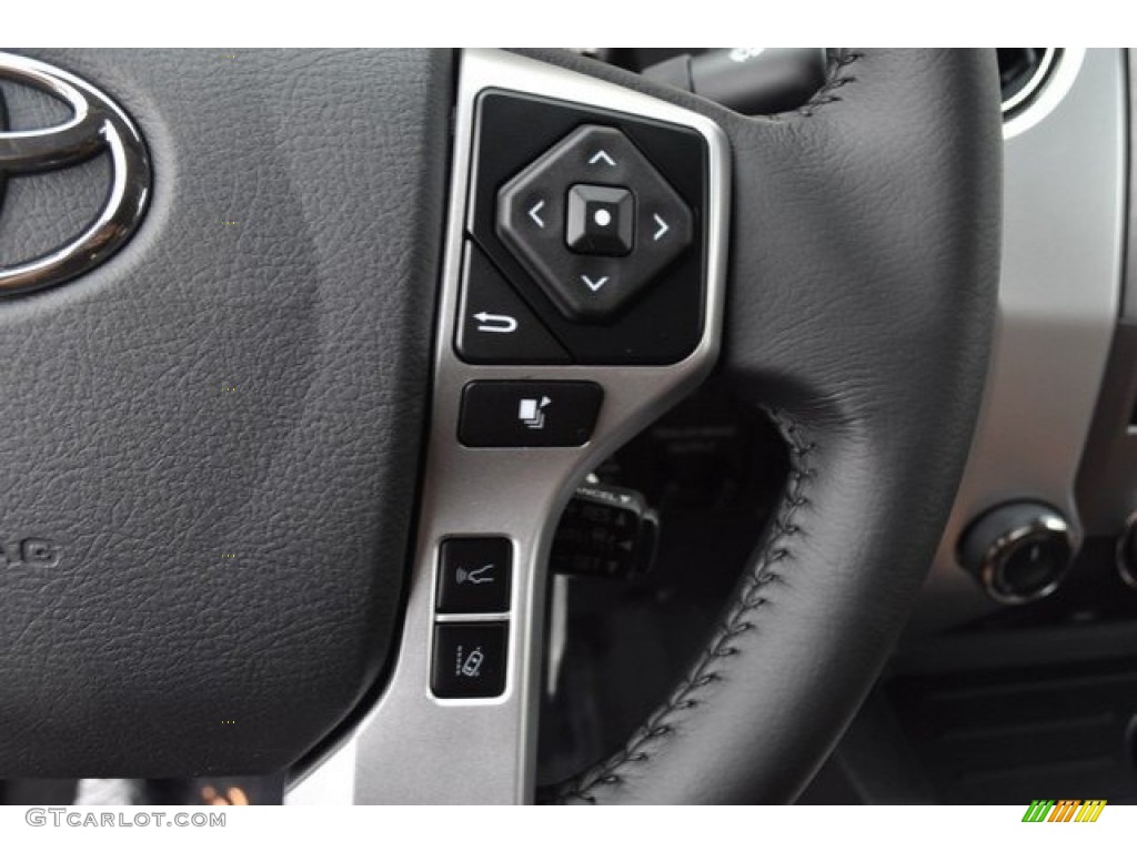 2019 Toyota Tundra 1794 Edition CrewMax 4x4 1794 Edition Premium Brown Steering Wheel Photo #129087078